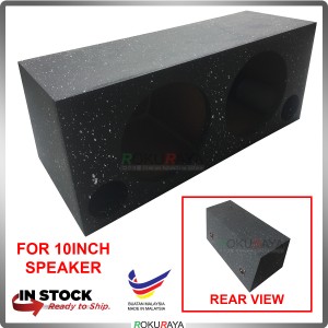 10'' 2Hole Double Sub Woofer Speaker Hot Box Mixture 6' and 4' Thickness Plywood